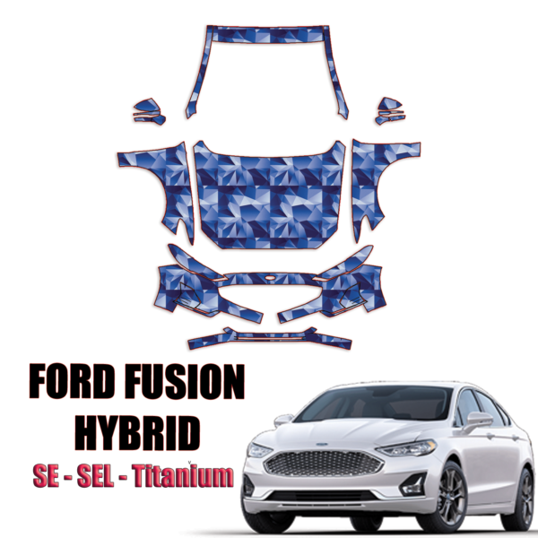 2019-2021 Ford Fusion Hybrid Precut Paint Protection Kit – Full Front+