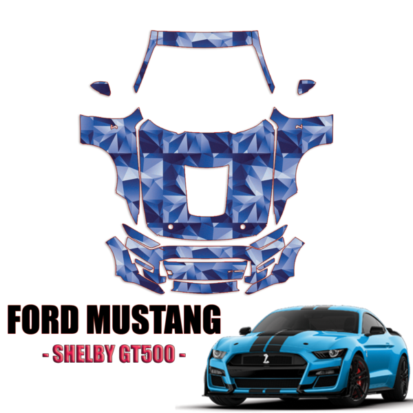 2020-2023 Ford Mustang Shelby GT500 Precut Paint Protection Kit – Full Front+