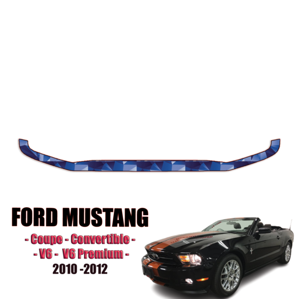 2010-2012 Ford Mustang Precut Paint Protection PPF Kit – Rear Bumper Step
