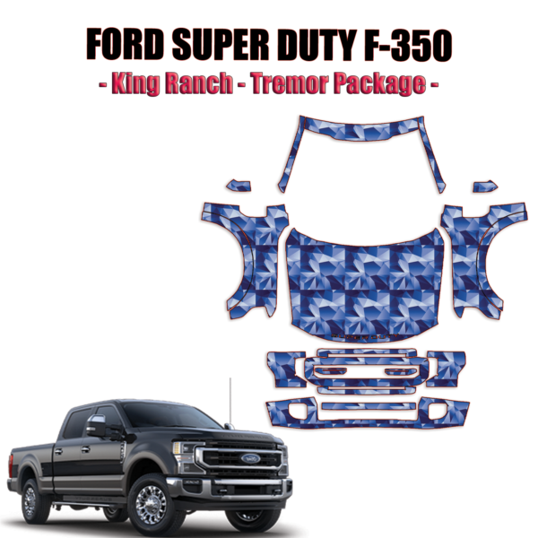 2020-2022 Ford F-350 Super Duty Precut Paint Protection Kit – Full Front+