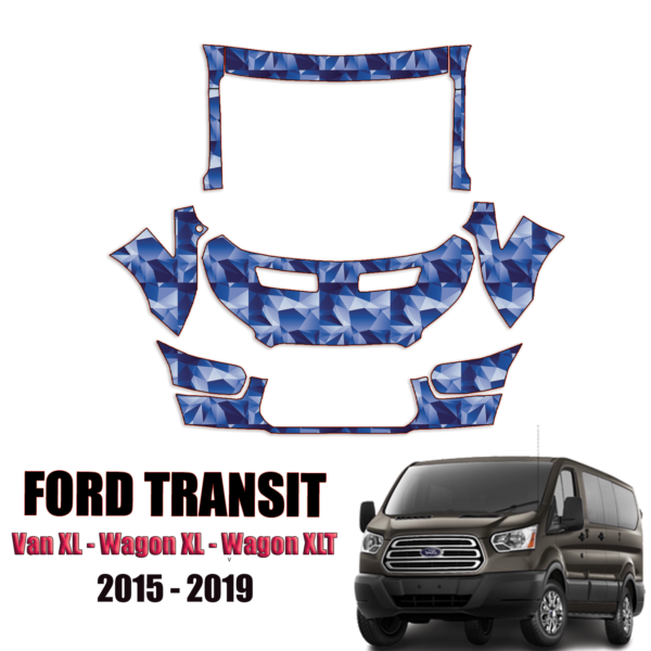 2015-2019 Ford Transit Precut Paint Protection Kit – Full Front+
