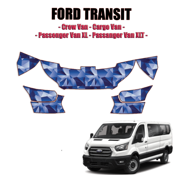 2020-2024 Ford Transit Van Precut Paint Protection Kit – Partial Front