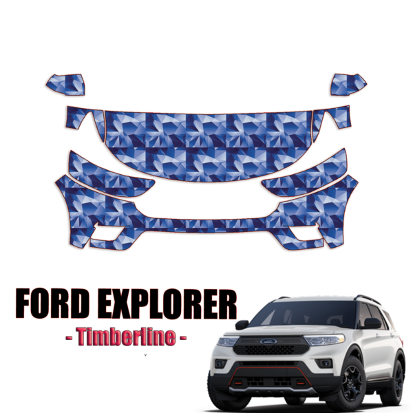 2021-2024 Ford Explorer Timberline Precut Paint Protection Kit – Partial Front