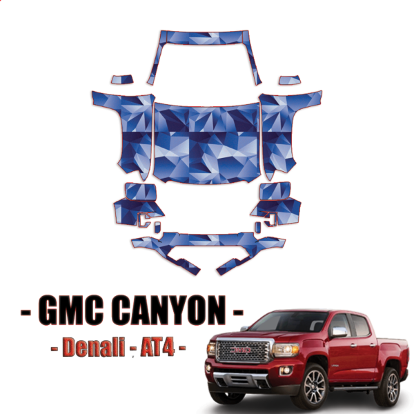 2021-2022 GMC Canyon-Denali, AT4 Pre Cut Paint Protection Kit – Full Front