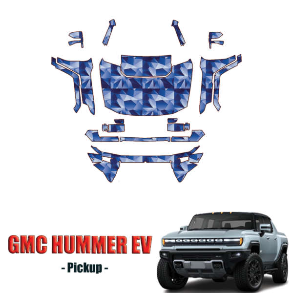 2022-2024 GMC Hummer Precut Paint Protection PPF Kit – Full Front -Complete