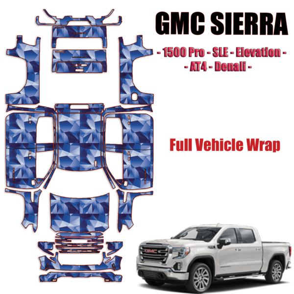 2022-2024 GMC Sierra 1500 Precut Paint Protection PPF Kit – Full Wrap Vehicle