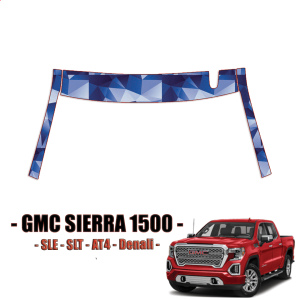 2019 – 2021 GMC Sierra 1500 Paint Protection Kit – A Pillars + Rooftop