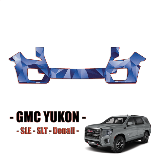2021-2024 GMC Yukon Precut Paint Protection PPF Kit – Front Bumper