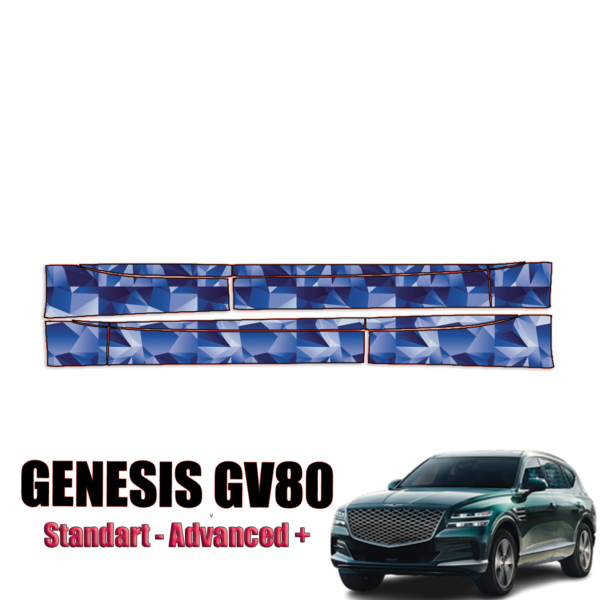 2021-2024 Genesis GV80 – Standard, Advanced + Precut Paint Protection Kit – Rocker Panels