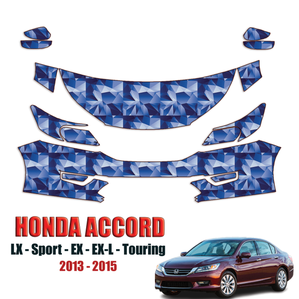 2013-2015 Honda Accord Precut Paint Protection PPF Kit – Partial Front
