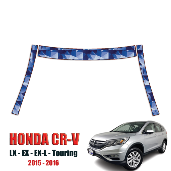 2015-2016 Honda CR-V – LX, EX, EX-L, Touring Precut Paint Protection Kit – A Pillars + Rooftop
