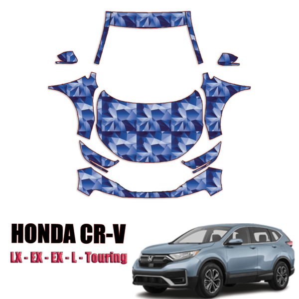 2020-2022 Honda CR-V -LX, EX, EX-L, Touring Pre Cut Paint Protection Kit – Full Front + A Pillars + Rooftop
