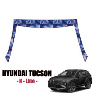 2022-2024 Hyundai Tucson – N-Line Precut Paint Protection PPF Kit – A Pillars + Rooftop