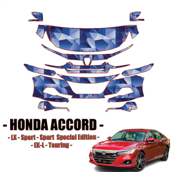 2021-2023 Honda Accord Precut Paint Protection Kit – Partial Front