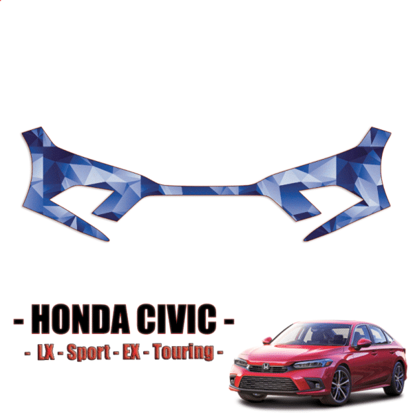 2022-2024 Honda Civic Precut Paint Protection PPF Kit – Front Bumper
