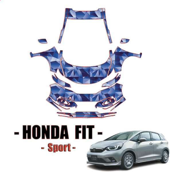 2018-2024 Honda Fit Precut Paint Protection PPF Kit – Full Front