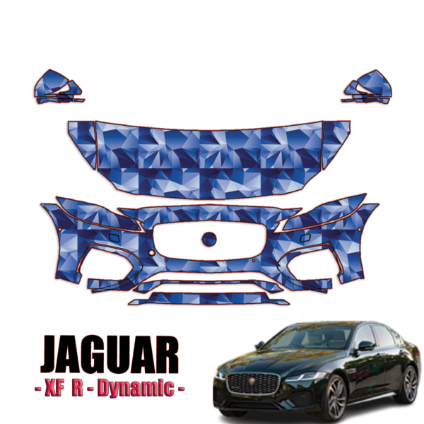 2021-2023 Jaguar XF R-Dynamic Precut Paint Protection Kit – Partial Front