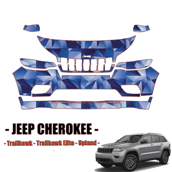 2019-2023 Jeep Cherokee Trailhawk Precut Paint Protection Kit – Partial Front