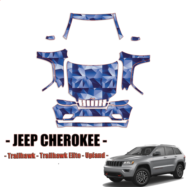 2019-2023 Jeep Cherokee Trailhawk Pre Cut Paint Protection Kit – Full Front