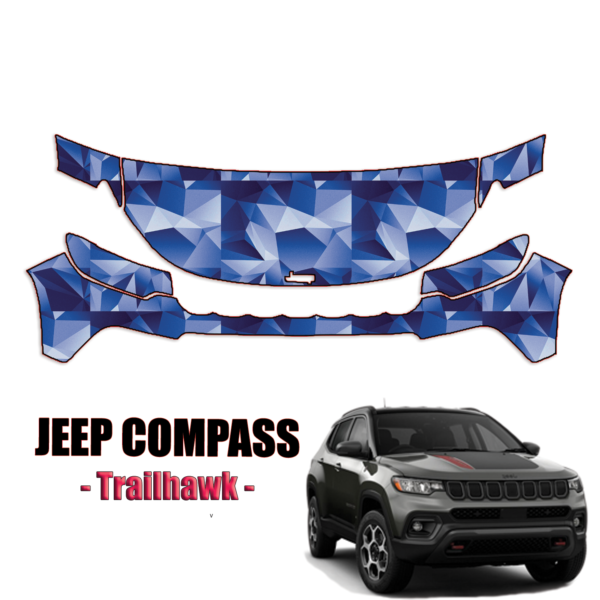 2022-2024 Jeep Compass – Trailhawk PPF Kit Precut Paint Protection Kit – Partial Front