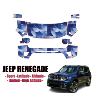 2019-2024 Jeep Renegade Precut PPF Paint Protection Kit – Partial Front