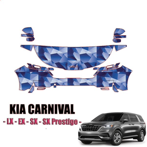 2022-2024 Kia Carnival Precut Paint Protection Kit PPF – Partial Front