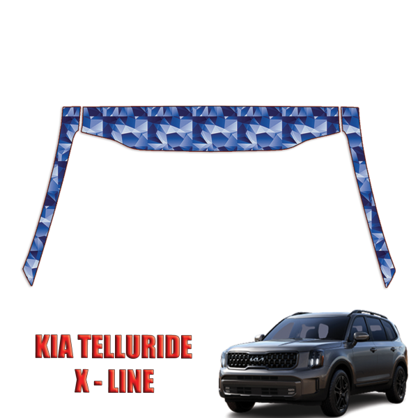 2023-2024 Kia Telluride X-Line Precut Paint Protection PPF Kit – A Pillars + Rooftop
