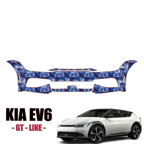 2022-2024 Kia EV6 GT-Line Precut Paint Protection PPF Kit – Front Bumper