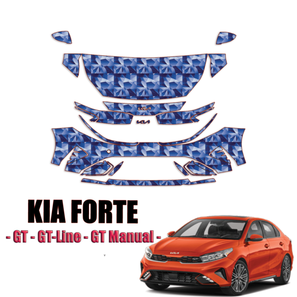 2022 Kia Forte GT, GT-Line, GT Manual Precut Paint Protection Kit – Partial Front
