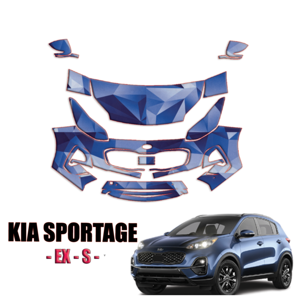 2017-2022 Kia Sportage EX, S  Precut Paint Protection Kit – Partial Front