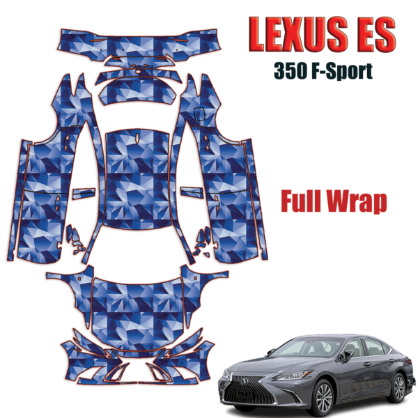 2019-2024 Lexus ES 350 F-Sport PPF Precut Paint Protection Kit – Full Wrap Vehicle
