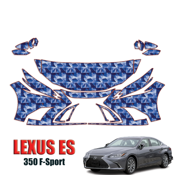 2019-2024 Lexus ES 350 F-Sport PPF Precut Paint Protection Kit – Partial Front
