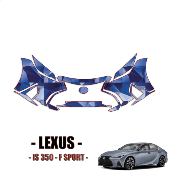 2021-2024 Lexus IS 350-F Sport Precut Paint Protection Kit Front Bumper