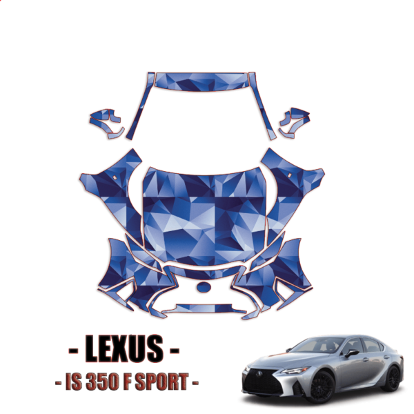 2021-2024 Lexus IS 350-F Sport Pre Cut Paint Protection PPF Kit – Full Front