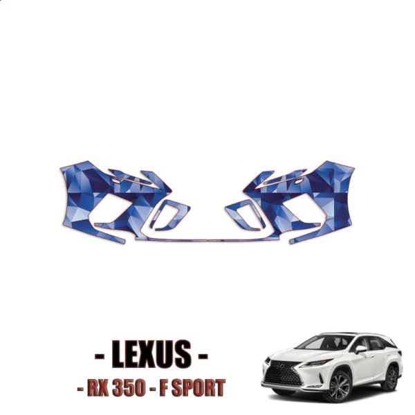 2020-2022 Lexus RX 350 F-Sport Precut Paint Protection Kit (PPF) – Front Bumper