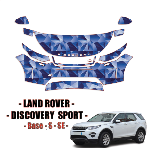 2020-2023 Land Rover Discovery Sport Base Precut Paint Protection Kit – Partial Front