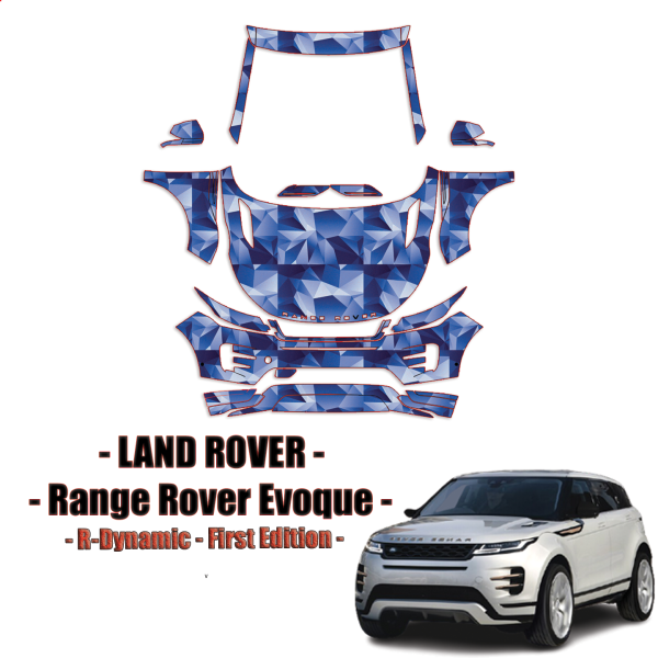 2020-2023 Land Rover Range Rover Evoque-R-Dynamic Pre Cut Paint Protection Kit-Full Front