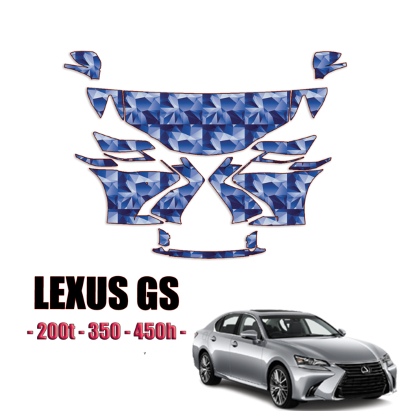 2016-2023 Lexus GS 200t, 350, 450h Precut Paint Protection Kit – Partial Front
