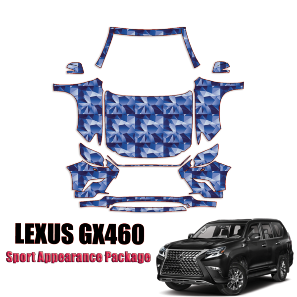 2017-2023 Lexus GX 460 Sport Precut Paint Protection Kit – Full Front + A Pillars + Rooftop