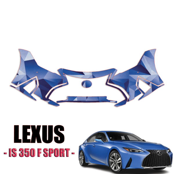 2021-2024 Lexus IS 350 F Sport Precut Paint Protection Kit – Front Bumper