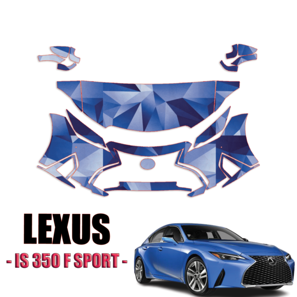 2021-2024 Lexus IS 350 F Sport Precut Paint Protection Kit – Partial Front