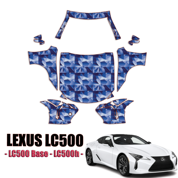2018-2024 Lexus LC500 Pre-Cut Paint Protection Kit PPF – Full Front