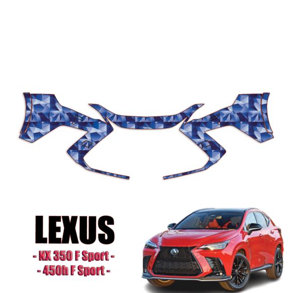 2022-2024 Lexus NX Precut Paint Protection Kit PPF – Front Bumper