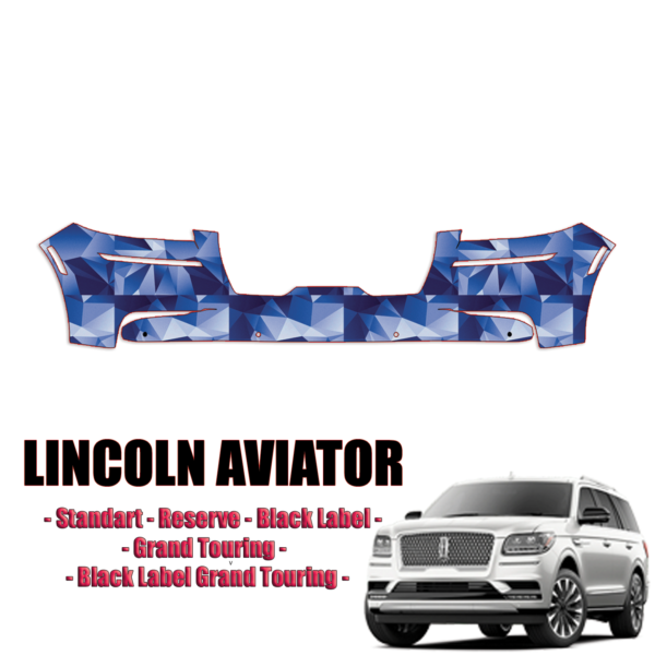 2020-2024 Lincoln Aviator Precut Paint Protection PPF Kit – Front Bumper