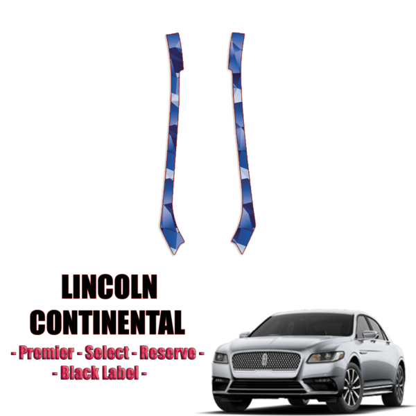 2017-2023 Lincoln Continental – Premier, Select, Reserve, Black Label Paint Protection Kit – A Pillars