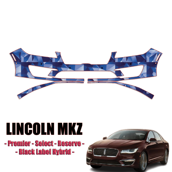 2017-2019 Lincoln MKZ – Precut Paint Protection PPF Kit – Front Bumper