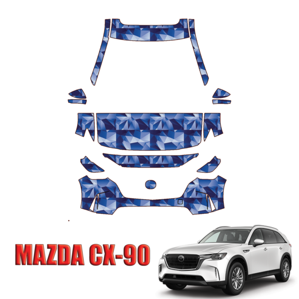 2024-2025 Mazda CX90 Precut Paint Protection PPF Kit – Partial Front+