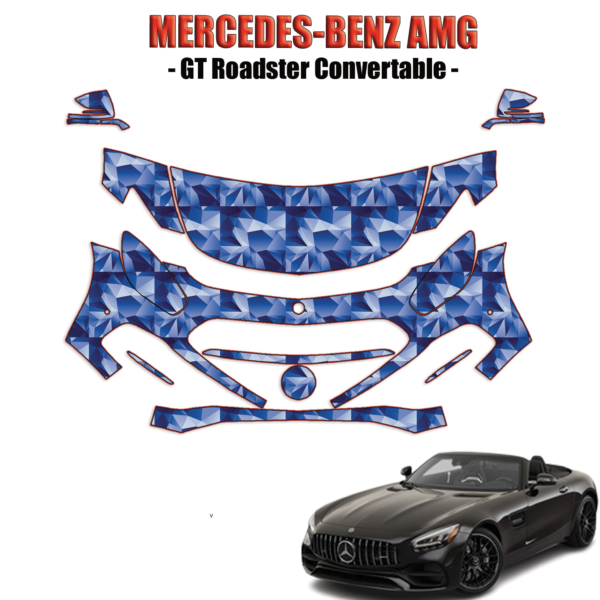 2018-2023 Mercedes-Benz AMG  GT Roadster Convertible Precut Paint Protection Kit – Partial Front