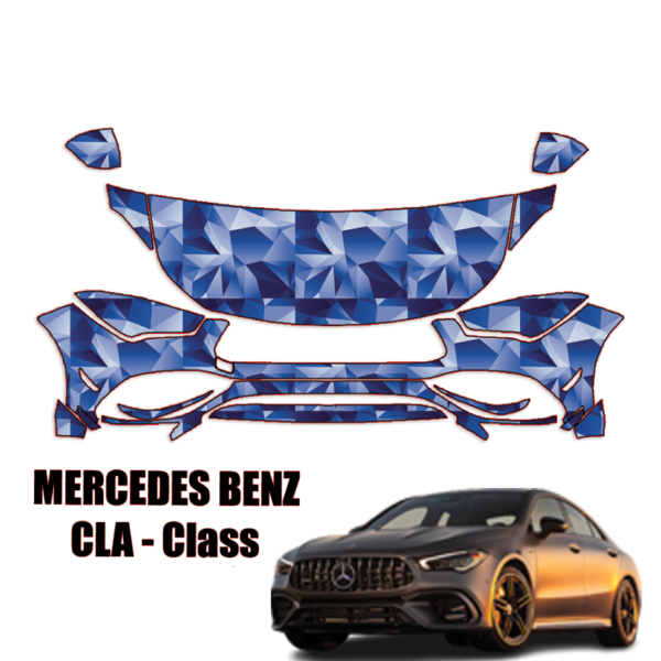 2020-2023 Mercedes-Benz AMG CLA 45 Precut Paint Protection Kit – Partial Front