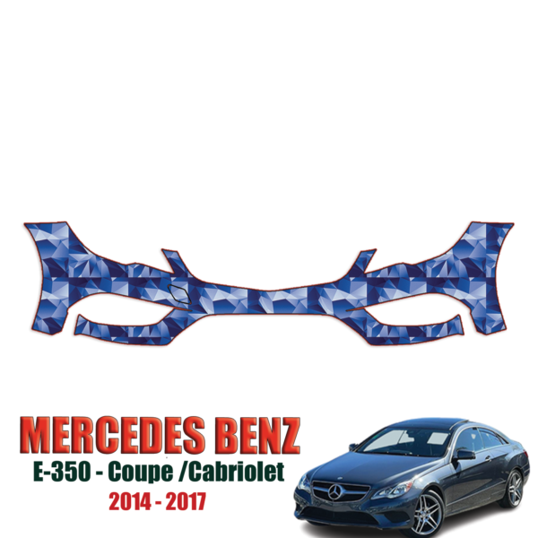 2014-2017 Mercedes Benz E-350 Precut Paint Protection Kit – Front Bumper